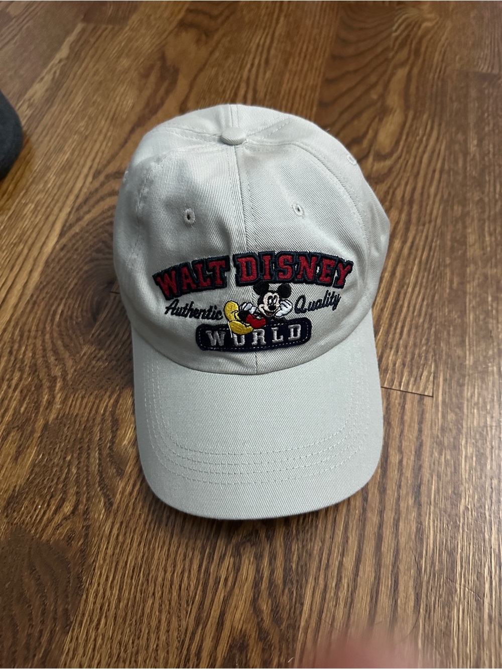 Disney Off-White Walt Disney World Embroidered Baseball Cap with Mickey